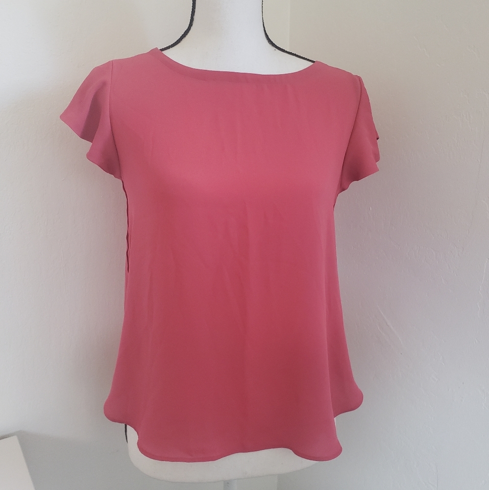 Loft Rose Pink Blouse